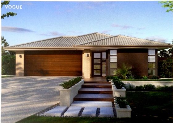 Cheap Home Prefabricated Light Steel System House Single Family Home With Garage