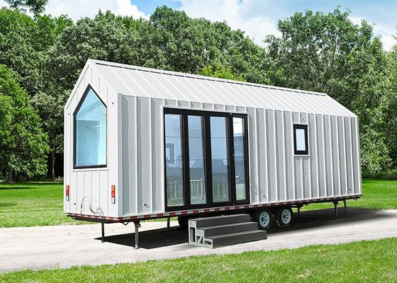 AS / USA Standard Prefabricated Tiny House On Wheels Modular Home