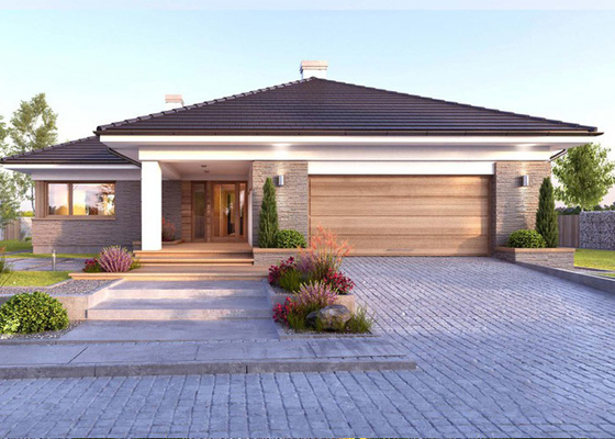 Luxury Steel Frame Home Graz House Prefab House Modular Home Villa Steel House Kits