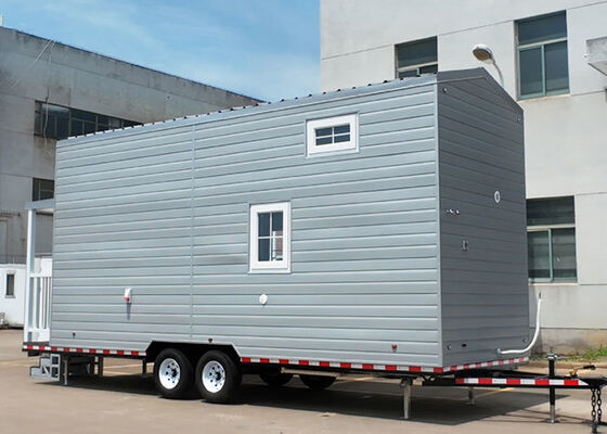 Prefab Tiny House On Wheels With AS/US Light Steel Frame Modular Home