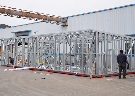 Moistureproof Prefab Modular Homes Prefabricated Light Steel House Fireproof Granny Flat