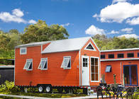EU/USA/AUS/AZ Standard Pre-Made Prefabricated Light Steel Structure Mobile Tiny House On Wheels With Trailer