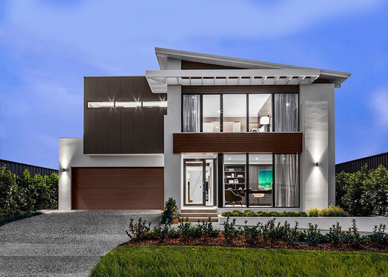 Progetto australiano di intelaiatura leggera in acciaio standard Prefabbricati A Kitset Homes Panelized