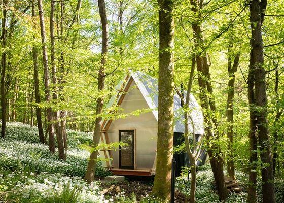 DEEPBLUE New Prefab Light Steel Frame Modular Homes, Hotel Units And Tiny Cabin Houses