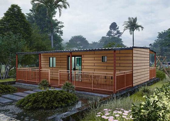 Casa prefabbricata pieghevole standard EU/AU - Casa mobile con telaio in acciaio leggero moderno