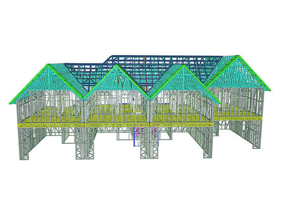2 Storey Prefabricated Apartment Building In The UK – Light Steel Frame Modular Housing