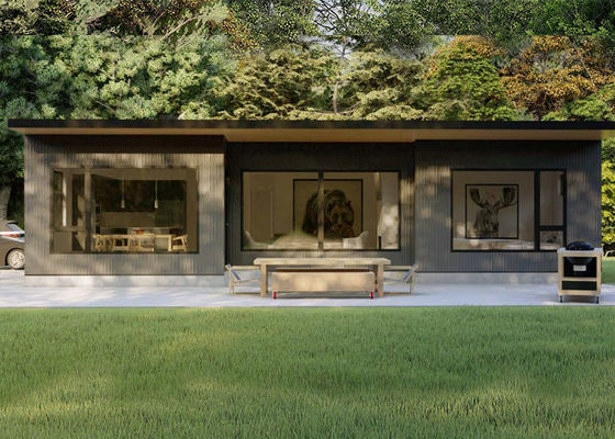 ASTM Standard Luxury Modular Prefab Villa & Office, Light Steel Frame Kit Residenziale Moderno Casa Bungalow