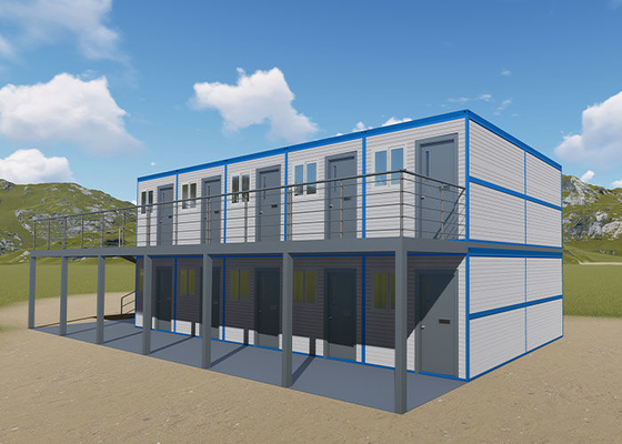 Light Gauge steel Modular Home Prefab Folding Container Houses 20FT 40FT for Affordable Emergency Shed