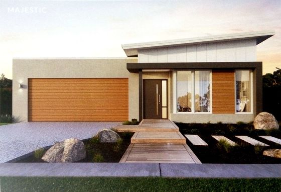 Personalizzazione Bungalow di lusso con struttura in acciaio leggero per casa unifamiliare