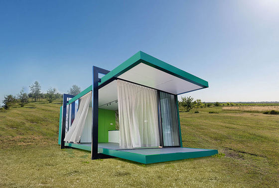 ICC ES Cornice di acciaio leggero Prefabbricato Bungalow subacquei Studio giardino / cortile