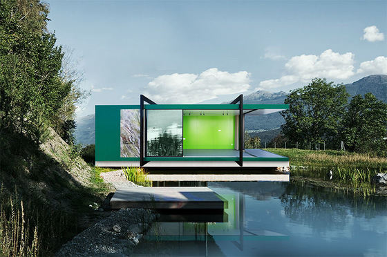 Case prefabbricate modulari con cornice in acciaio leggero AS4600 pergola giardino