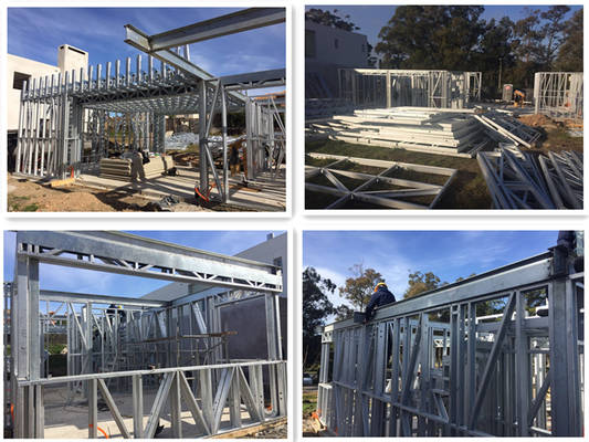 Light Steel Frame Structure Prefabricated Villa Energy Saving Modern Modular Homes