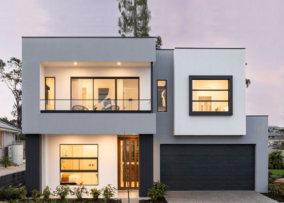 Moderne case prefabbricate con sistemi di struttura in acciaio leggero AS/NZS