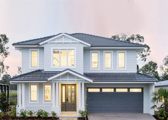 Affordable Prefab House With AS4600 Light Gauge Steel Framed 2story Modular Homes For Sale