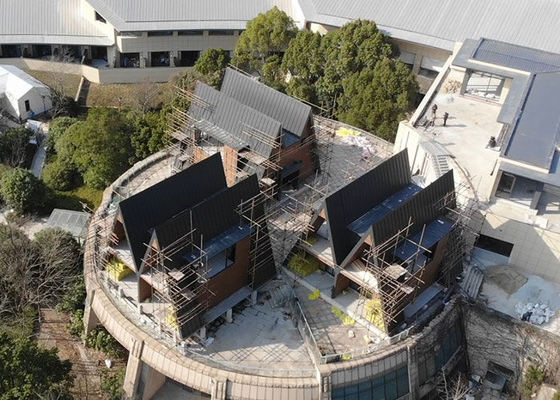 Casa modulare prefabbricata Progettazione in legno Kit bungalow resistente ai cicloni Casa rapida costruzione