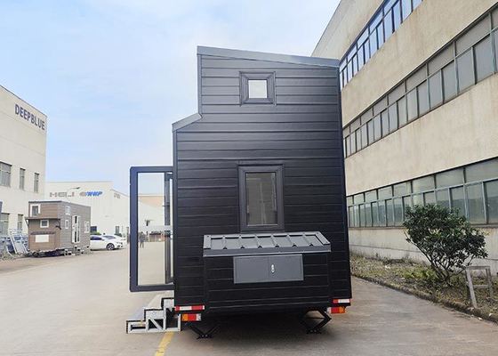 USA Standard Prefabbricato Mini Casa Su Ruote Cider Box Mini Home Kit Motorhome