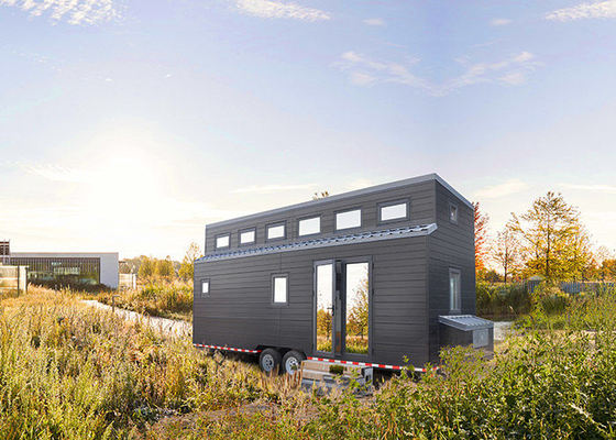 AS/NZS/US Standard Light Steel Prefab Tiny House On Wheels Kit per la casa modulare