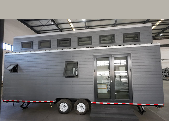Modular Prefabricated House With Light Steel Frame Tiny House On Wheels For Rent
