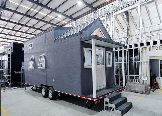 Casa prefabbricata USA Standard Barata Casa su ruote a due piani