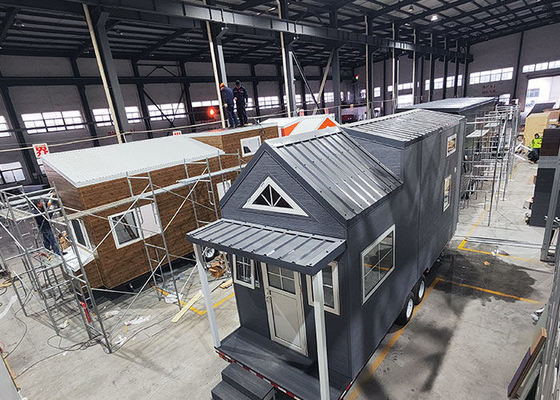 Australia Standard Cina Prefabbricata Casa Piccola Su Ruote Pronta Per La Spedizione