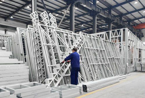 AS/US Prefab Light Gauge Steel Frame Single Family Home Bungalow Steel House Kits