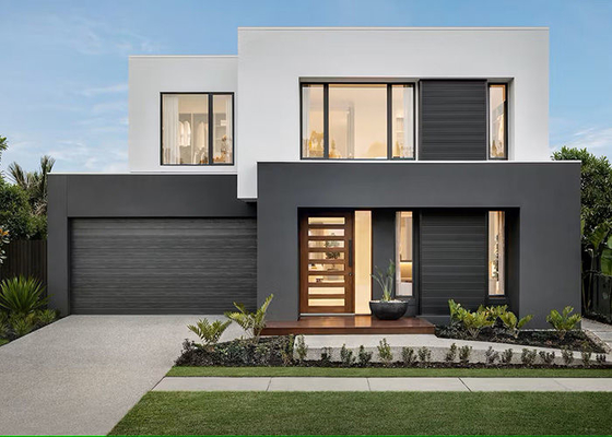 AU standard Luxury Modular Prefab Villa 3 Camere da letto Villa Light Steel Frame House Kit