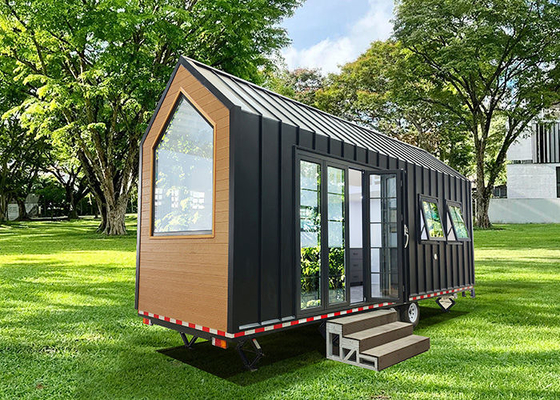 Moderne case con roulotte con camper Mini Casa mobile Casa pronta per la spedizione con ruote