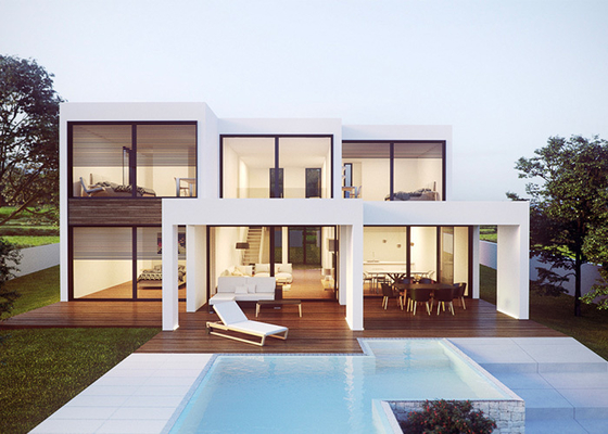 Ville prefabbricate a prova di uragano Case unifamiliari Case modulari Case in acciaio Ktis