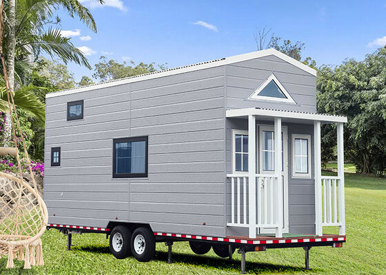 Mini Casa Casa mobile pronta per la spedizione Ruota su ruote Auto Container di viaggio Florida