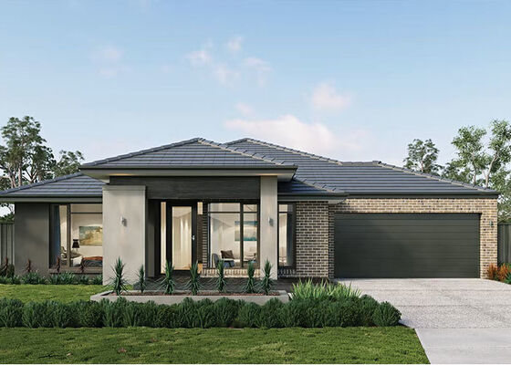 Stati Uniti Famiglia singola Casa prefabbricata Modulare & Light Gauge Steel Frame House Kits