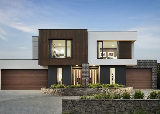 Cina Prefabbricato Acciaio Quadro pannellato Home Kits 40Ft pannello sandwich impermeabile ville di lusso