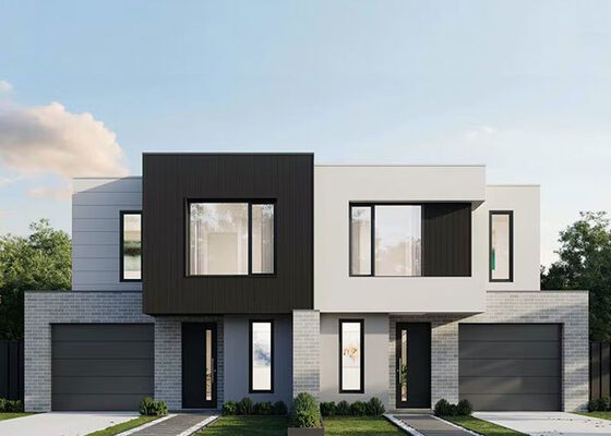 Cina Prefabbricato Acciaio Quadro pannellato Home Kits 40Ft pannello sandwich impermeabile ville di lusso