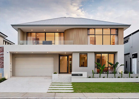 AS/US Struttura in acciaio leggero Villa casa prefabbricata Cornice kit modulari per 4 camere da letto