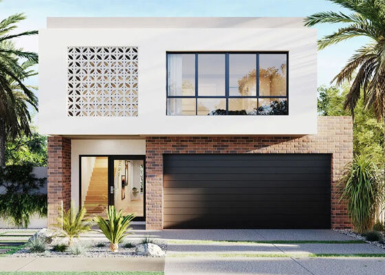 3 camere da letto Casa prefabbricata Villa Kit per case modulari con rivestimento termico di rivestimento metallico