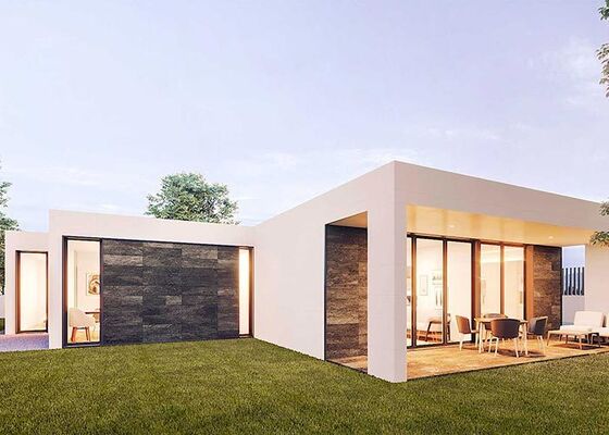 AS/US Prefabbricato struttura in acciaio leggero Modulare Home Cina basso costo Metal Modular Building