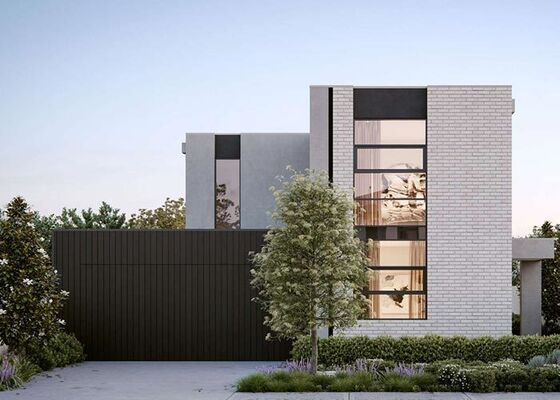 US/AS Standard Single Family Home Casa prefabbricata con casa in acciaio leggero