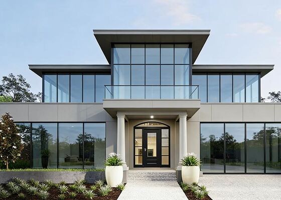 Moderne case prefabbricate con pannelli Modulare case AS/US Standard Light Steel Frame House Villa