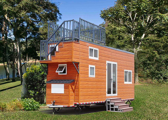 Prefabbricato Luxury Light Gauge Tiny House On Wheels Australia Standard americano