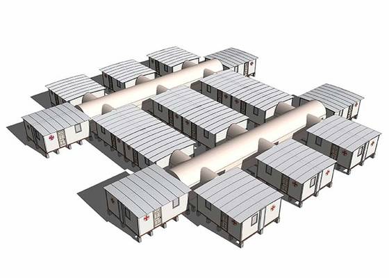 Sandwich Panel Isolation Room Customize Well Insulated Prefab House Modular Homes For Hospital