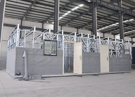 Case in acciaio leggero mobili e contenitori moderni Case prefabbricate Casa a uno strato bianca