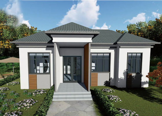 Il rivestimento di Wpc pre ha fabbricato i corredi domestici prefabbricati moderni della prova del ciclone delle case