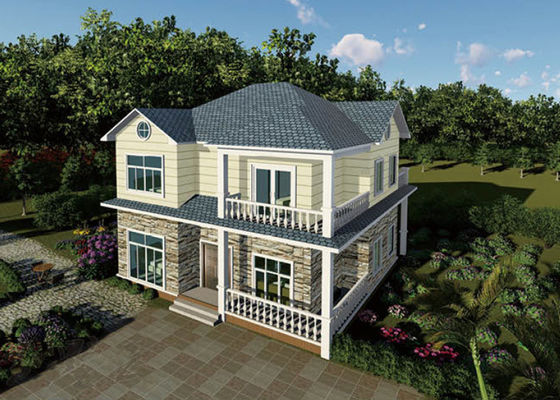 Case prefabbricate moderne in acciaio leggero – Case villa pieghevoli resistenti al vento