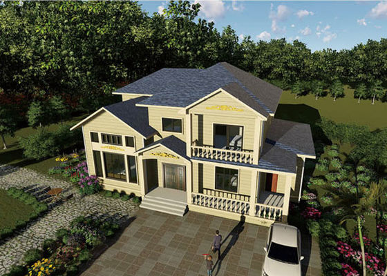 Certificazione ICC-ES Casa prefabbricata Villas Casa in acciaio leggero Con il miglior prezzo