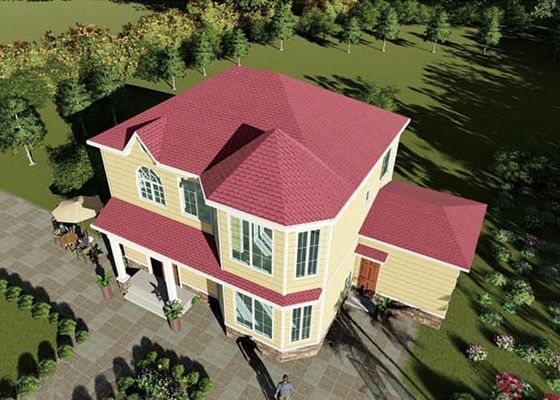 Pannello ALC Casa prefabbricata verde riciclabile Casa prefabbricata in acciaio leggero personalizzabile