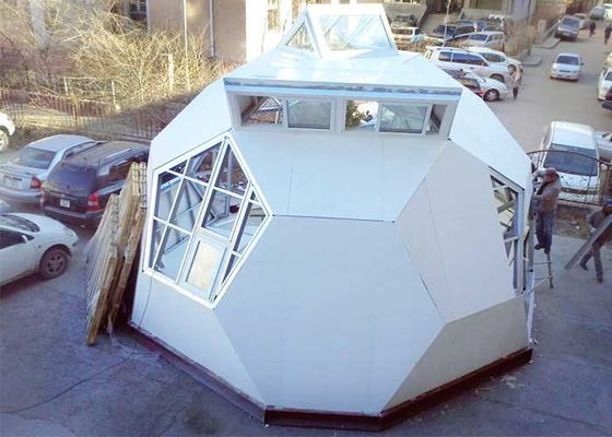 AS/NZS Standard Bungalow Prefabbricato Piccole Case Moderne Prefabbricato Cupola Chalet Casa da calcio