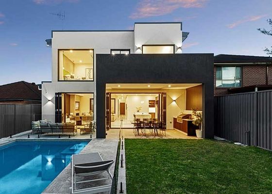 Una Camera prefabbricata di 2 camere da letto con la dimensione su misura ed il tetto del pannello a sandwich di EPS/Rock Wool/PU