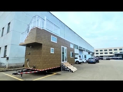 Hotel d'acciaio leggero su misura del ghiacciaio della casa di legno perfetto per le fughe ecologiche