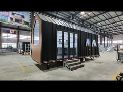 EU/AU/USA Standard Prefabricated Modular Home Kit Tiny House On Wheels con tre camere da letto