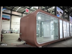 Casa prefabbricata modulare con telaio in acciaio leggero