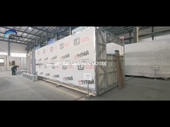 Case mobili prefabbricate bianche eco-compatibili / case mobili in legno di acciaio leggero